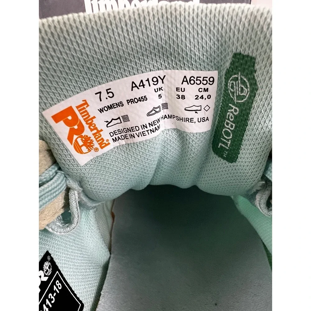 Timberland‎ Pro Drivetrain Womens Light Blue Anti Fatigue Work Shoes Size 7.5